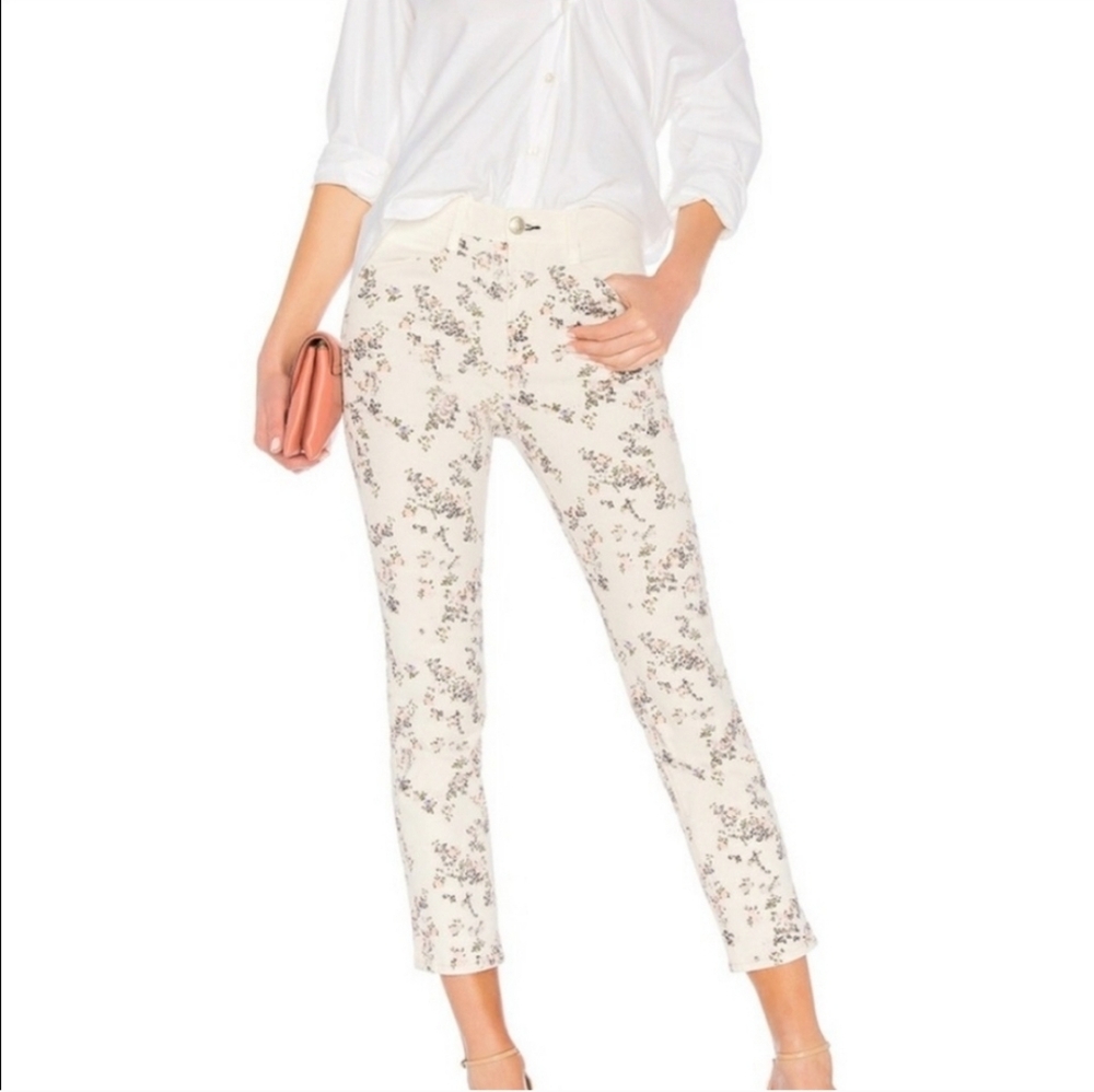 Rag & Bone New York ELLIE in Micro Floral Print Jeans